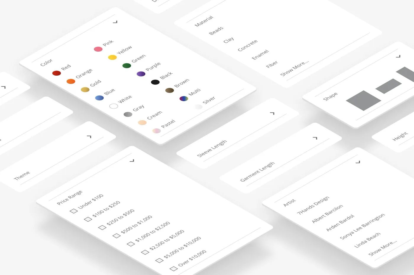 Enhanced ability to truncate inactive filter options.