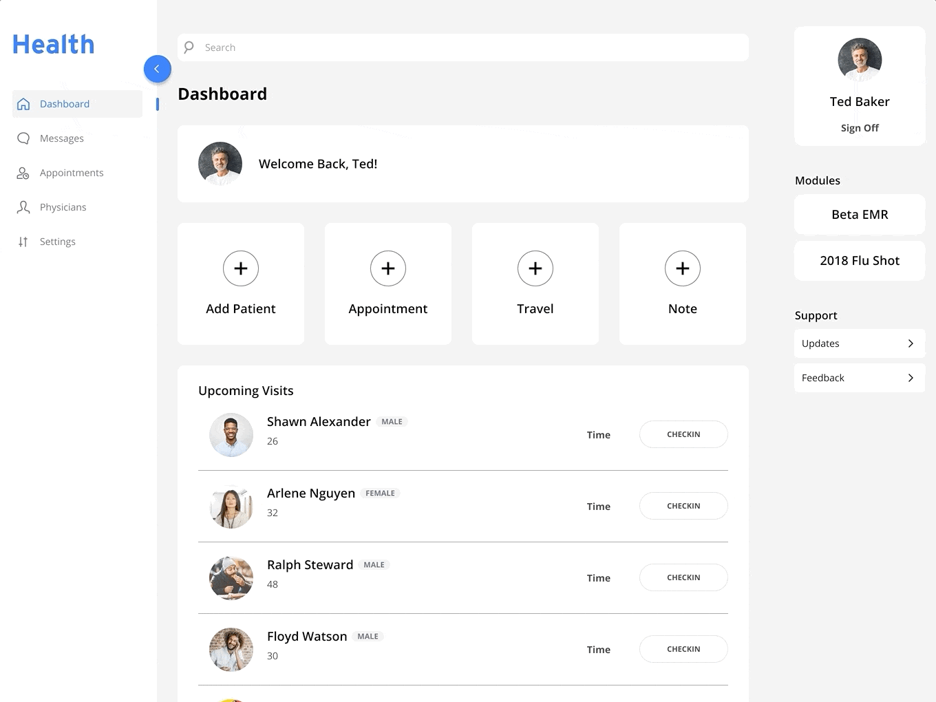 Expand/Collapse navigation options.