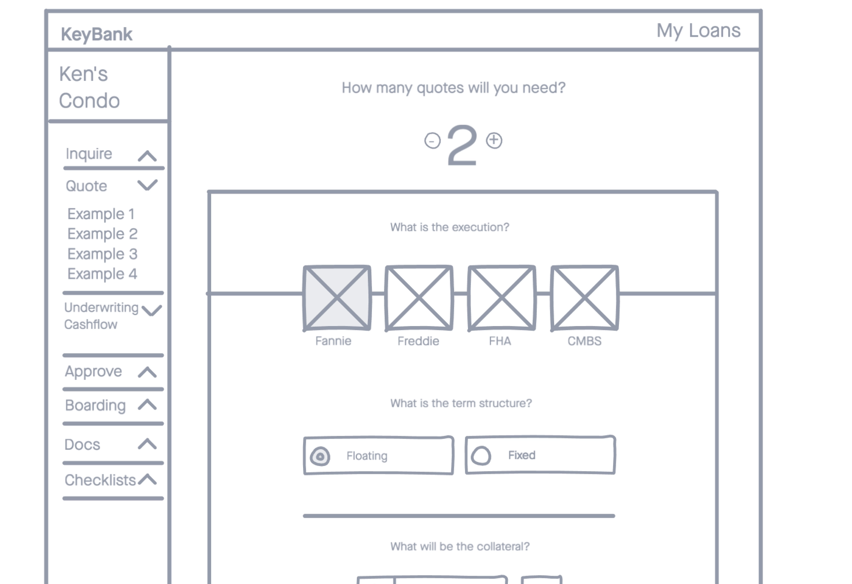 Secure portal for managing and requesting critical client information.