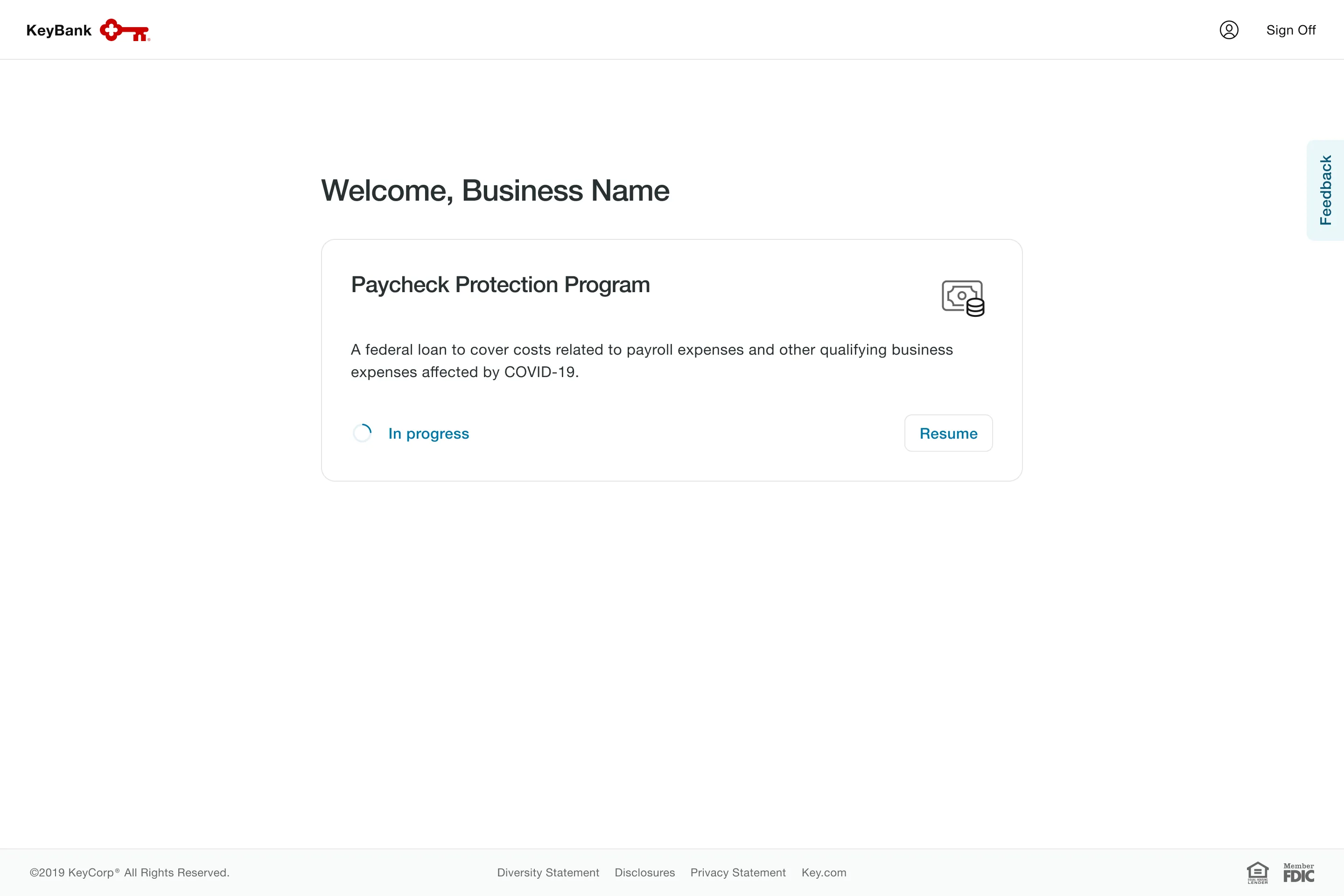 Cards are modular and display eligible offers to new and existing customers.