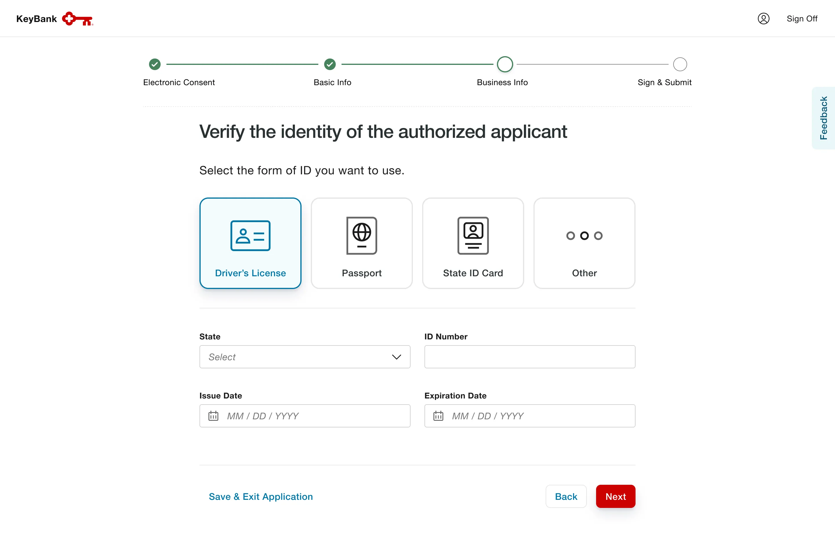 For security purposes, the application requires authorization for a loan application.